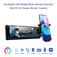 【Fast and Free Delivery】 Isfriday Car Mp3 Player Fm Car Bluetooth Car Stereo Audio 1 Din Multimedia Player 12v Aux Input Sd/tf/usb