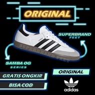 Adidas Samba OG White Gum Original Sepatu Sneakers Adidas Samba OG Pria Wanita Original 100%