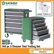 SATA - 95121P-5 - 140 pc Drawer Tool Trolley Set
