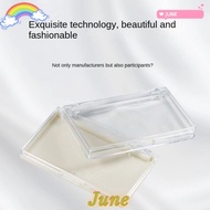 JUNE1 False Lashes Show Box,  Square Shape Eyelash Storage Box, Plastic Storage Box