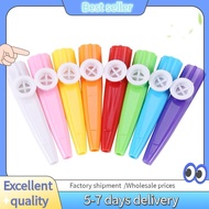 E7G-24 Pieces Plastic Kazoos 8 Colorful  Musical Instrument, Good Companion For Guitar, Ukulele, Vio