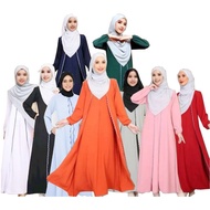 JUBAH SULAM 2 LYER/JUBAH IRONLESS/JUBAH SULAM  FASHION Muslimah