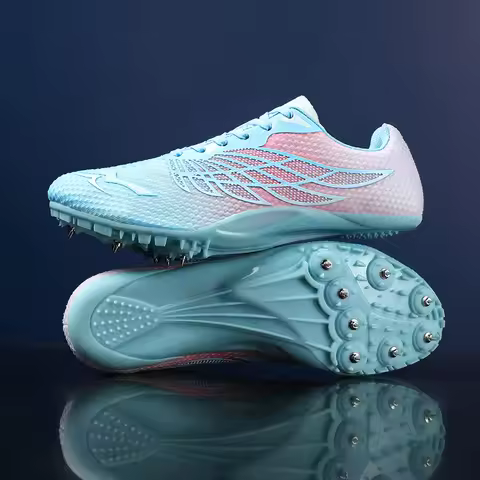 Track And Field Shoes For Men Women Sprint Spikes Sneakers Breathable Athletic Shoes With Nails Prof