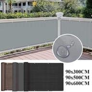 GUTHOP Balcony Shade Cloth, 3/5/6M Waterproof Sun Shading Sails, Multi-functional Fencing  Garden Po