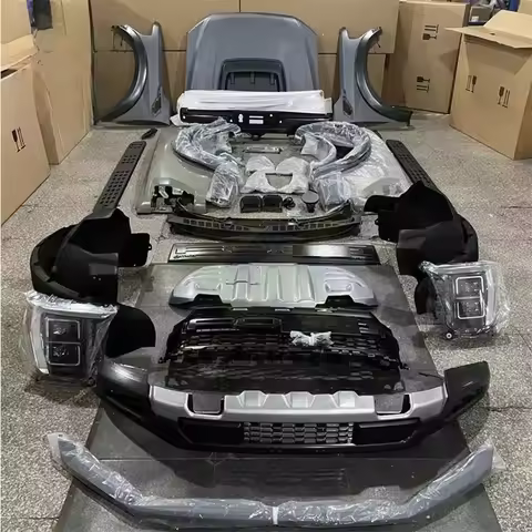 High Quality Bumper Pickup Accessories Car Conversion Body Kits Ranger T6 T7 T8 Facelift to F150 202