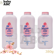 Phấn thơm em bé johnsons baby màu hồng 380g thái lan