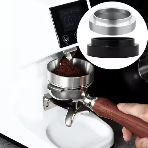 51/53/58mm Espresso Coffee Dosing Ring - Portafilters Coffee Filter Replacement Ring Espresso With 2