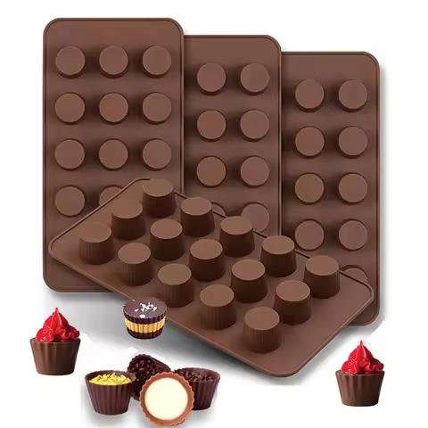 Silicone Fat Bombs Molds Mini Cup Chocolate Candy Mould Peanut Butter Jello Keto Cordial Moule Kitch