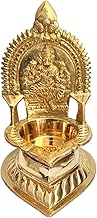NAAYAGI® - Pure Brass VAARAHI / varagi Amman Diya / VILAKKU - Medium - 14.2 CM / 5.5 INCH HIGH ( Gol