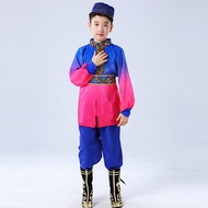 56 Ethnic Minorities Kids Costume Miao Buyi Gaoshan Naxi Dance Performance Zhuang March 3
