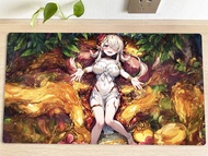 YuGiOh Girl Table Playmat Traptrix Pinguicula TCG CCG Trading Card Game Mouse Pad Desk Gaming Play Mat Free Bag