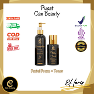 (FREE GIFT) Can Beauty Paket FACIAL FOAM + TONER , BPOM , HALAL (100% ori) Skincare CanBe El laris