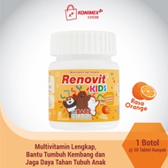 Renovit Kids Orange – Multivitamin Anak 30 Tablet Kunyah