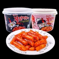 Instant rice cake with samyang super spicy Turkey noodles imported from Korea