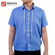 Obra ni Juan Cyclist Fit Polo Barong   - Blue