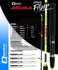 Joran Pancing YUU QUESTER Aquila 120cm 135cm 150cm 165cm 180cm Fiber Solid Padat Rod Tongkat Stik Pi