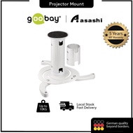 Goobay WH Projector Ceiling Projector Bracket White 51896 / Silver 51905 SUPPORT MAX LOAD 10KG