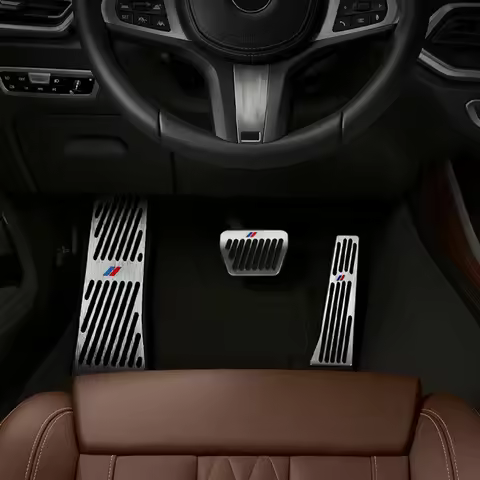 Car Accessories Accelerator Brake Foot Rest Pedal Interiors Cover For Bmw X1 X2 X3 X4 X5 X6 3 5 6 7 
