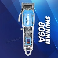 สินค้าใหม่!! Shunmei 809A ปัตตาเลี่ยน โปร่งใส แบบไร้สาย บัตตาเลี่ยนตัดผม แบบใส แบตตาเลี่ยนไฟฟ้า เครื