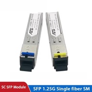 SC SFP Module connector 1.25G SC BiDi 1310nm/1550nm WDM switch SFP Transceiver module with Switch wi