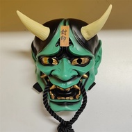 NEW Resin Full Face Sealed Prajna Devil Horror Ghost Mask Halloween Demon Oni Samurai Props Hannya N