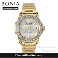 [Official Warranty] Bonia BNB10735-2212SLE Women's Automatic 36MM Stainless Steel Jewellery Set Watch