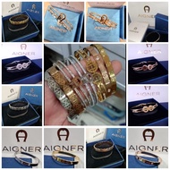 Aigner bracelet | Aigner BRACELET | Newest AIGNER ALL STAINLESS STEEL CUFF