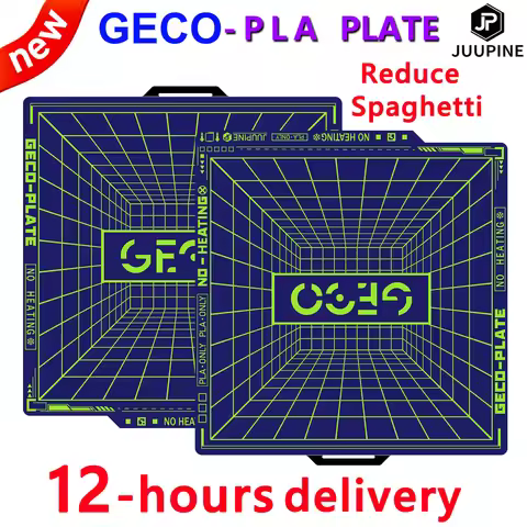 For Bambulab Build Plate A1/X1/P1/P2S/H2D/H2S Series Geco PLA Plate Super Adhesion High Temp Resista