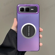 For Infinix Hot 60i 5G / Tecno Spark GO 5G 2025 KM8 Hard Matte IMD Protective Cover With Iron Sheet 