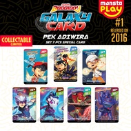 BoBoiBoy Galaxy Card - Pek Adiwira Loose 7pcs Special Card