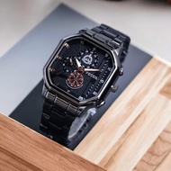 (TW) FS28 Men's Watch Stainless Steel Chain Chrono Decoration