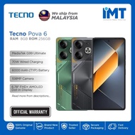 Tecno Pova 6 Smartphone | Mediatek Helio G99 Ultimate | 6.78" AMOLED Display | 108MP Single Camera