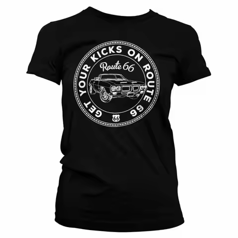 Licenza Ufficiale Get Your Kicks On Route 66 Donna T SHIRT S XXL Taglie