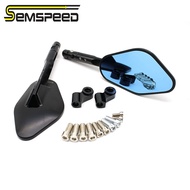 Universal Motorcycle CNC Rearview Mirror For yamaha fz8 nmax wr 250 mt03 mt09 kawasaki z250 z800 er4