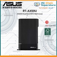ASUS RT-AX59U AX4200 Dual Band WiFi 6 802.11ax AiMesh Router with AiProtection Pro, Wall mount ASUS 