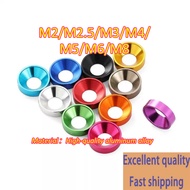 Countersunk Washer (Aluminum Alloy) Countersunk Head Flat Head Washer M2/M2.5/M3/M4/M5/M6/M8