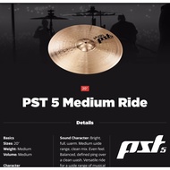 Paiste PST 5 Medium Ride Cymbal 20” - Made in Germany (Free Shipping)
