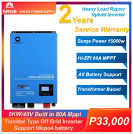 5000W 48V TOROIDAL INVERTER BUILT IN 80A MPPT HYBRID OFFGRID SOLAR INVERTER 5KW/48V LVTOPSUN