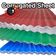 Corrugated Sheet / YERO "Gauge 26" Cut Per 1 FT, 2 FT, 3 FT, 4 FT, 5 FT | Green, Blue, Red | matibay