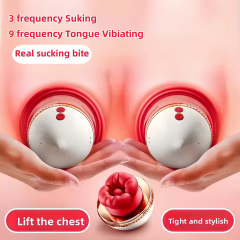 Big Mouth Breast Massager Vibrator Breast Teasing Tongue Licking Clitoral Stimulator Female Stimulat