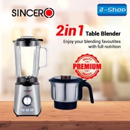 SINCERO STB-100 High Power Multifunction 2 In 1 Food Processor Blender Grinder Table Blender Food Bl