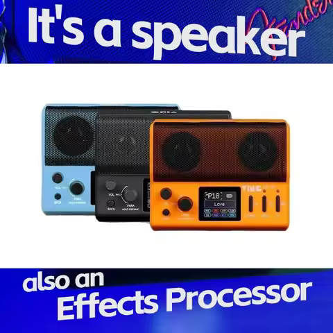 VING FB-100 Multi-effects AMP Speaker FB100 Mini Portable Effect Pedal Amplifier Cab Box for Electri