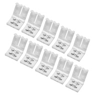 10PCS 2PIN LED Strip Soldering Led Connector Splice Clip Connector for 10mm Led