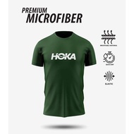 MICROFIBER HOKA jersey quick dry t shirt lelaki perempuan tshirt woman man gym sport men sportswear 