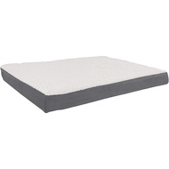 PETMAKER Orthopedic Dog Bed - 2-Layer 36x27-Inch Memory Foam Pet Mattress with Machine-Washable Sher