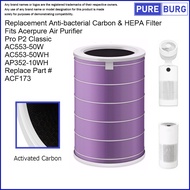 Fits Acerpure Pro P2 Classic AC553-50W AC553-50WH AP352-10WH Air Purifier 4-in-1 Anti-bacterial HEPA