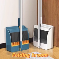 HL Foldable Broom Dustpan Set Household Floor Cleaning Set Rotating Broom With Dustpan Magnetic