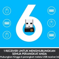 Logitech M235 Wireless Mouse with Comfortable Rubber Grip - Blue