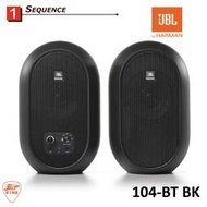 【爵士樂器】JBL 104BT 同軸4.5吋 黑色 桌上型喇叭 監聽喇叭 電腦喇叭 藍芽 104-BT