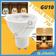 7W GU10 LED Light Bulb 3 Colour Metol Rumah Eyeball Bulb Spotlight Track Light LED Bulb 3C Ceiling D